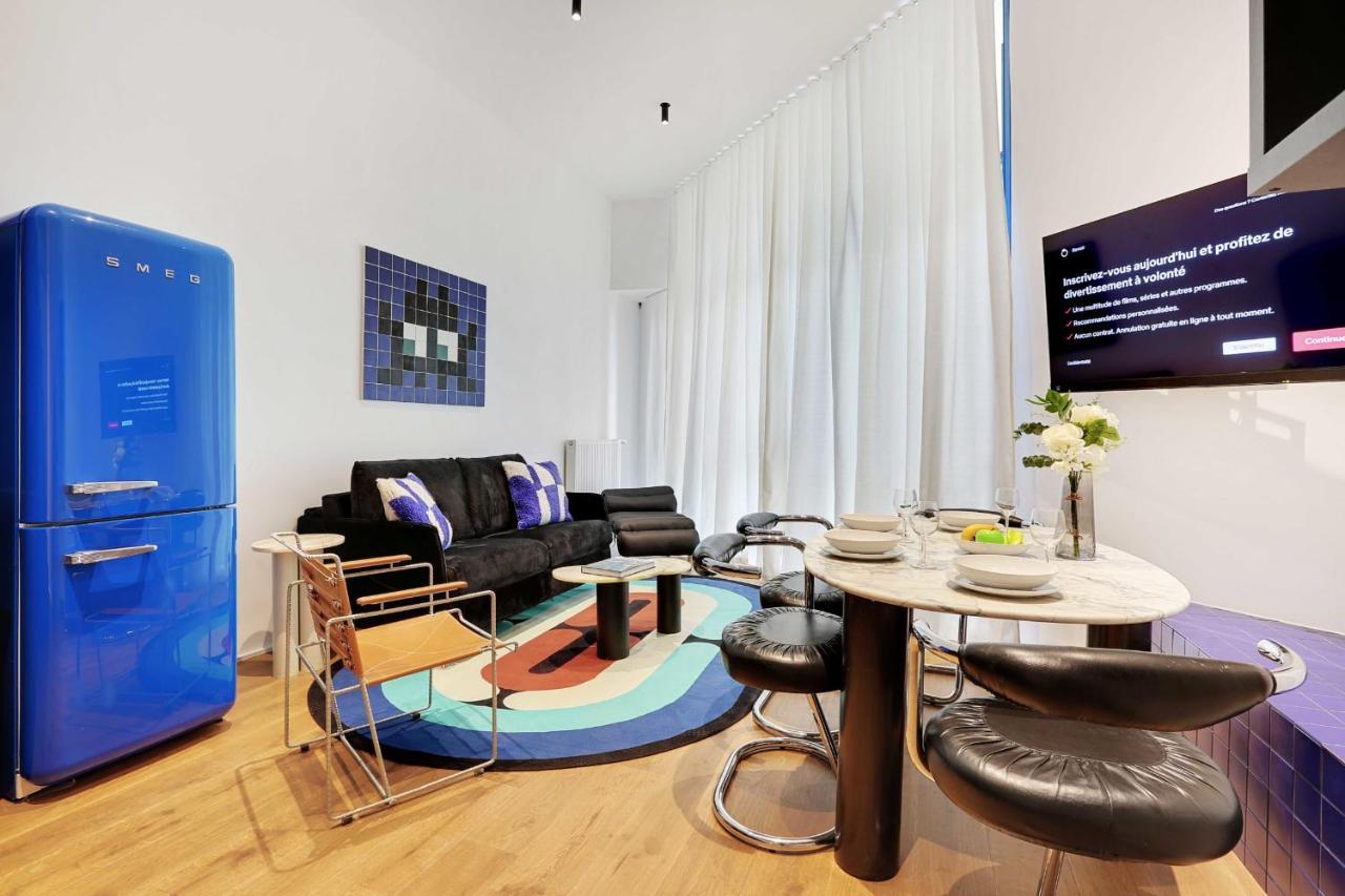 Stylish Parisian Loft 1Br6P - Sentier City Center Luaran gambar